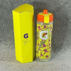 Gatorade Gx Water Bottle Yellow Serena Williams Graphic Squeeze Bottle 30oz